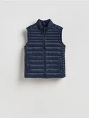 Moda i Uroda OUTLET - Reserved - Pikowana kamizelka - granatowy - miniaturka - grafika 1