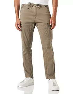camel active Męskie spodnie Cargo Tapered Fit, brązowy, 32W / 34L - Spodenki męskie - miniaturka - grafika 1