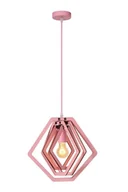 Lampy sufitowe - Mauro lampa wisząca 1xE27 różowa 77489/01/66 - miniaturka - grafika 1