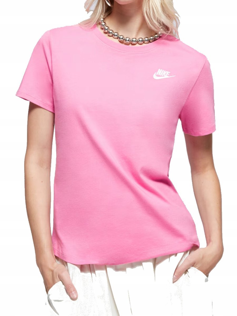 KOSZULKA damska NIKE DX7902-675 różowa bawełniana T-shirt sportowa M M