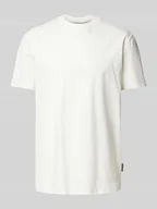 Koszulki męskie - T-shirt z detalem z logo - miniaturka - grafika 1