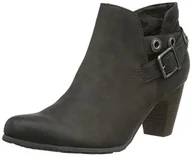 Kozaki damskie - s.Oliver Damskie kozaki z krótką cholewką 25306, szary - szary Dk Grey Comb 209-41 EU - miniaturka - grafika 1