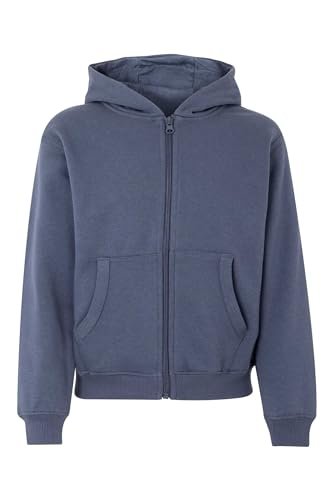 Mukua Byron Kids Bluza dziecięca z zamkiem błyskawicznym i kapturem, kolor niebieski denim, rozmiar 5/6