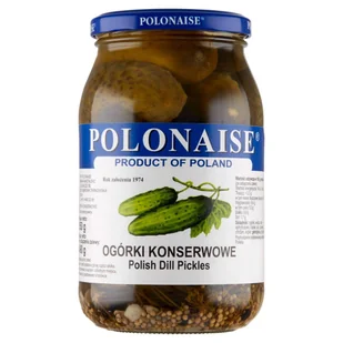 Polonaise Ogórki konserwowe 850 g - Pasztet i przetwory mięsne - miniaturka - grafika 1