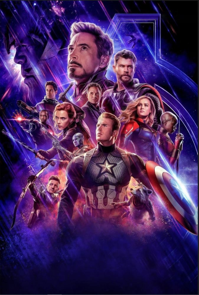 PUZZLE Avengers Endgame Journeys End A3 252 el z Nadrukiem + IMIĘ Pudełko