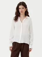 Koszule damskie - Vila Koszula Rosa 14102674 Biały Regular Fit - miniaturka - grafika 1