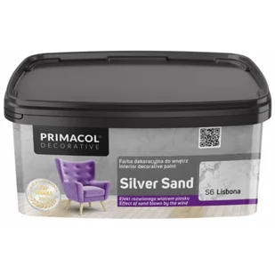 Farba dekoracyjna Silver Sand Lisbona S6 1 l Primacol Decorative - Tynki - miniaturka - grafika 1