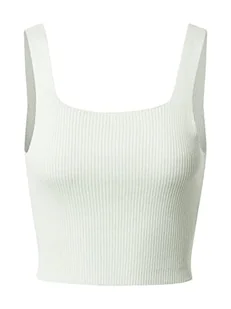 Urban Classics Women's Ladies Cropped Knit Top T-Shirt, jasnomiętowy, 5XL - Koszulki i topy damskie - miniaturka - grafika 1