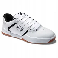 Buty sportowe męskie - Buty męskie Dc shoes Central Wkm białe skóra 43 - miniaturka - grafika 1