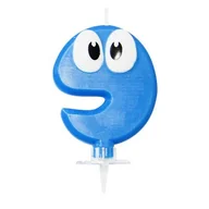 Urodziny dla dorosłych - Świeczka cyferka - ludek nr 9 - miniaturka - grafika 1