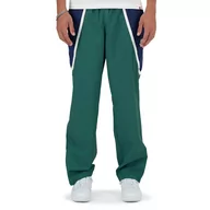 Spodnie sportowe męskie - Spodnie New Balance MP33589TFN - zielone - miniaturka - grafika 1