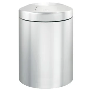 Brabantia Samogaszący kosz na śmieci 7l stal matowa - Kosze na śmieci - miniaturka - grafika 1