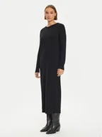 Sukienki - Liu Jo Sukienka dzianinowa WF4533 MS009 Czarny Regular Fit - miniaturka - grafika 1