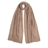 Apaszki i szaliki damskie - Szalik Tommy Hilfiger AW0AW16645 Beżowy - miniaturka - grafika 1