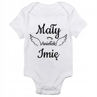 Body Dziecięcie BIAŁE TWOJE IMIĘ Urocze Wzory - 74 - Body dla niemowląt - miniaturka - grafika 1
