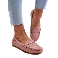 Mokasyny damskie - Mokasyny damskie Big Star Pink różowe - miniaturka - grafika 1