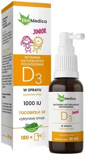 Ekamedica Witamina Junior D3 Spray 30ml - Witaminy i minerały - miniaturka - grafika 1