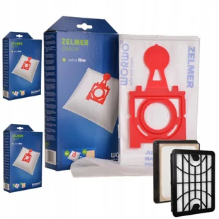 Filtr Hepa Worki 12x do Zelmer Jupiter ZVC425HT - Worki do odkurzaczy - miniaturka - grafika 1