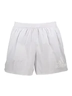 Spodnie sportowe męskie - adidas Szorty sportowe w kolorze białym - miniaturka - grafika 1