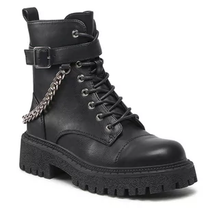 Botki damskie - Trapery Vero Moda - Tulla Boot 10276085 Black - grafika 1