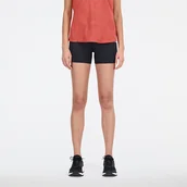 Spodenki damskie - Spodenki damskie New Balance WS33283BK  czarne - miniaturka - grafika 1