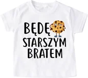 Koszulki dla chłopców - BĘDĘ STARSZYM BRATEM KOSZULKA - miniaturka - grafika 1