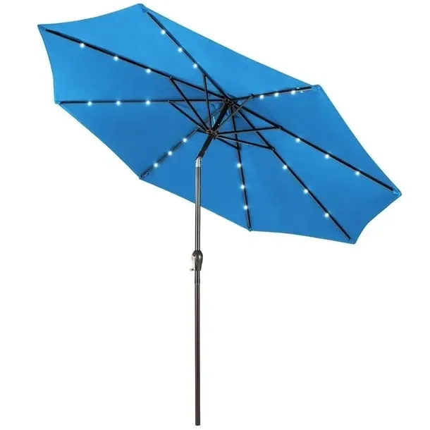 Parasol ogrodowy z solarnymi diodami LED 300 cm