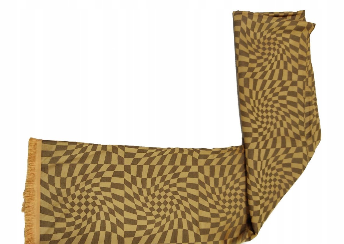 SZAL damski z frędzlami BAWEŁNIANY