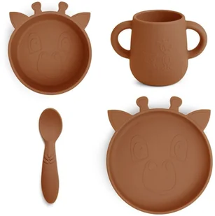 Nuuroo Lykke silikone servicesæt 4-pak - Miseczki i talerzyki dla dzieci - miniaturka - grafika 1