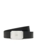 Paski - BOSS Pasek Męski Jeyler 50548382 Czarny - miniaturka - grafika 1