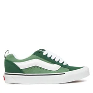 Trampki damskie - Tenisówki Vans Knu Skool VN000DAJBGK1 Zielony - miniaturka - grafika 1