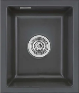 Zlewozmywak ceramiczny SYSTEMCERAM Mera 32 U Schiefer Korek automatyczny 5361 02 - Zlewozmywaki - miniaturka - grafika 1