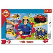 Puzzle - Trefl Puzzle ramkowe 15 Dzień Strażaka Sama - miniaturka - grafika 1