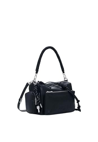 Desigual, BAG_HALF HABANA BLACK Damskie, Czarny (Black)