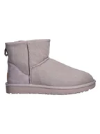 Botki damskie - UGG Skórzane botki "Classic Mini II" w kolorze szarym - miniaturka - grafika 1