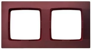 Ospel Karo burgund ramka R-2S/58 R-2S/58 - Klawisze i ramki - miniaturka - grafika 1