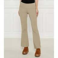 Spodnie damskie - GUESS Spodnie dzianinowe NINA | flare fit - miniaturka - grafika 1