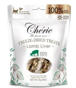 Przysmaki dla kotów - Cherie Liofilizowane kawałki mięsa WĄTROBA Z JAGNIĘCINY 30g - miniaturka - grafika 1