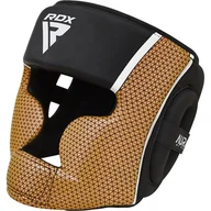 Ochraniacze do sportów walki - RDX Kask bokserski Aura T-17 złoty - miniaturka - grafika 1