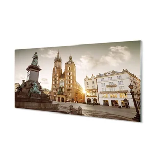 Szklany panel + klej Kraków Pomnik kościół 120x60 - Tablice i flipcharty - miniaturka - grafika 1