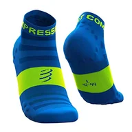 Skarpetki damskie - COMPRESSPORT Pro Racing Socks V3.0 Ultralight Run Low lekkie skarpety do biegania Fluo Blue 2 Jahre - miniaturka - grafika 1