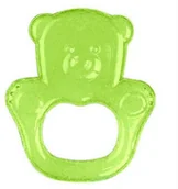 Gryzaki dla dzieci - BABYONO BABYONO Gryzak żelowy MIŚ zielony 1013- 1 szt. - miniaturka - grafika 1