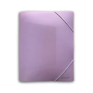 Penmate Teczka z gumką A4 PP-102 pastelowa fioletowa - Teczki i skoroszyty - miniaturka - grafika 1