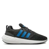 Buty dla chłopców - Sneakersy adidas Swift Run 22 J GX9207 Szary - miniaturka - grafika 1