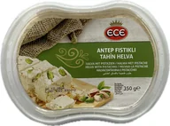 Chałwa - CHAŁWA TURECKA PISTACJOWA Z PISTACJAMI O SMAKU PISTACJOWYM SEZAMOWA - 350G - miniaturka - grafika 1