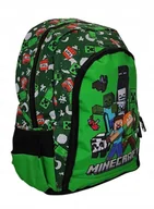 Plecaki szkolne i tornistry - Plecak szkolny do szkoły duży mieści A4 Minecraft 43x33x15 cm - miniaturka - grafika 1