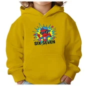 Bluzy dla dziewczynek - BLUZA DZIECIĘCA 67 SIX SEVEN VIRAL 104 CHŁOPIĘCA DZIEWCZĘCA PREZENT - miniaturka - grafika 1