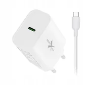 Ładowarki do telefonów - Ładowarka sieciowa USB Typ-C + kabel USB Typ-C - PD - 25W - miniaturka - grafika 1