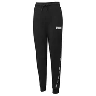 Dresy damskie - Spodnie dresowe damskie Puma TAPE czarne 67132801-XXL - miniaturka - grafika 1