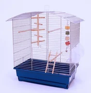 Klatki i wyposażenie dla ptaków - Klatka dla kanarków i małych ptaków z akcesoriami , 50 cm - miniaturka - grafika 1